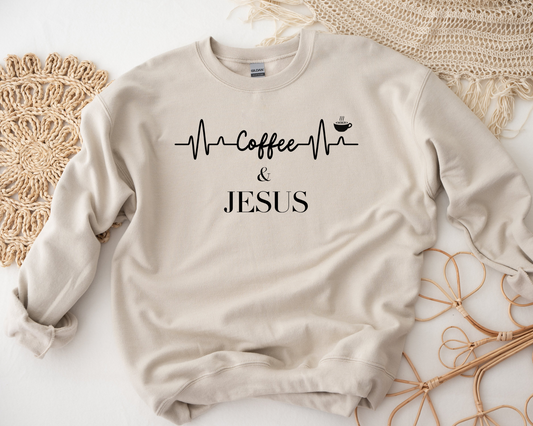 Coffee & Jesus Crewneck