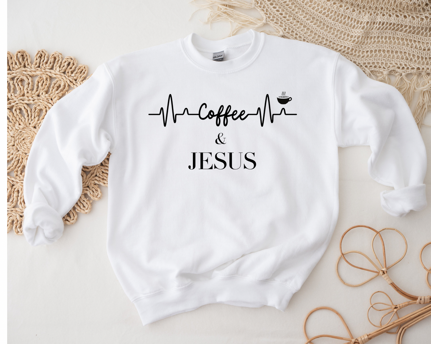 Coffee & Jesus Crewneck
